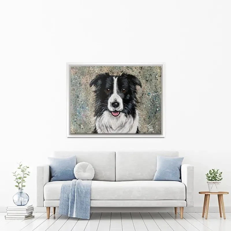 Border Collie Canvas Print Border Collie Canvas Print wall art product Jane Brookshaw