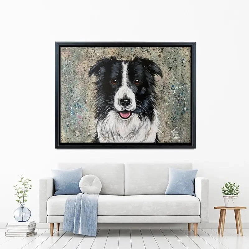 Border Collie Canvas Print Border Collie Canvas Print wall art product Jane Brookshaw