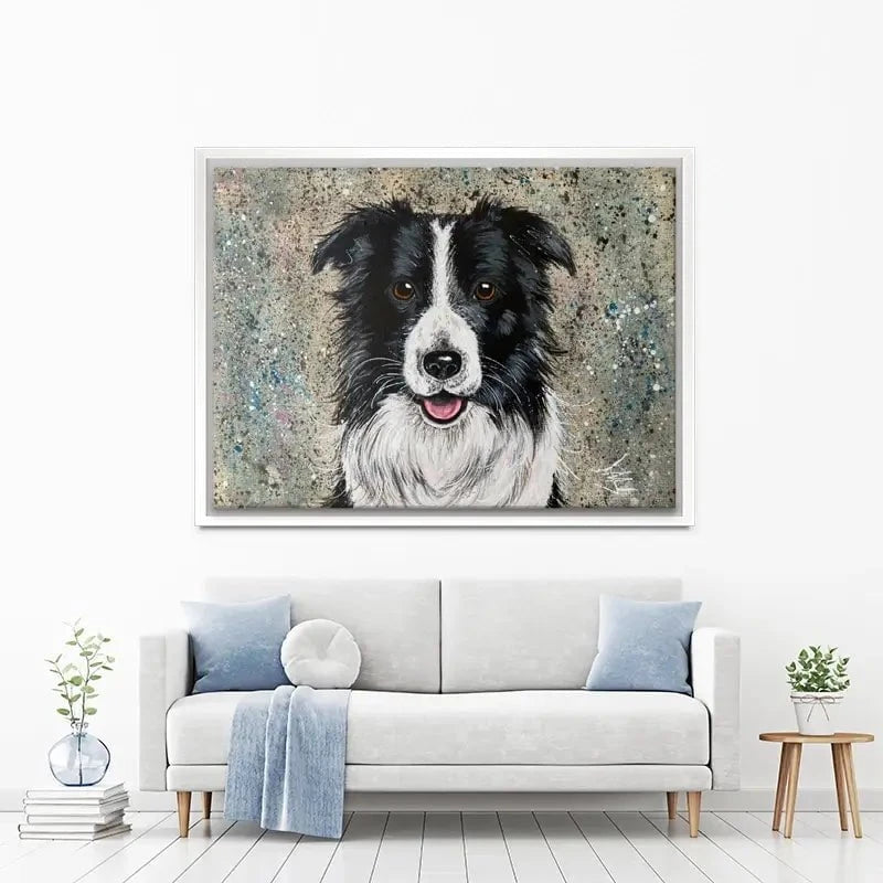 Border Collie Canvas Print Border Collie Canvas Print wall art product Jane Brookshaw