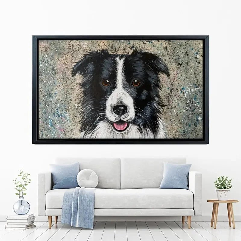 Border Collie Canvas Print Border Collie Canvas Print wall art product Jane Brookshaw