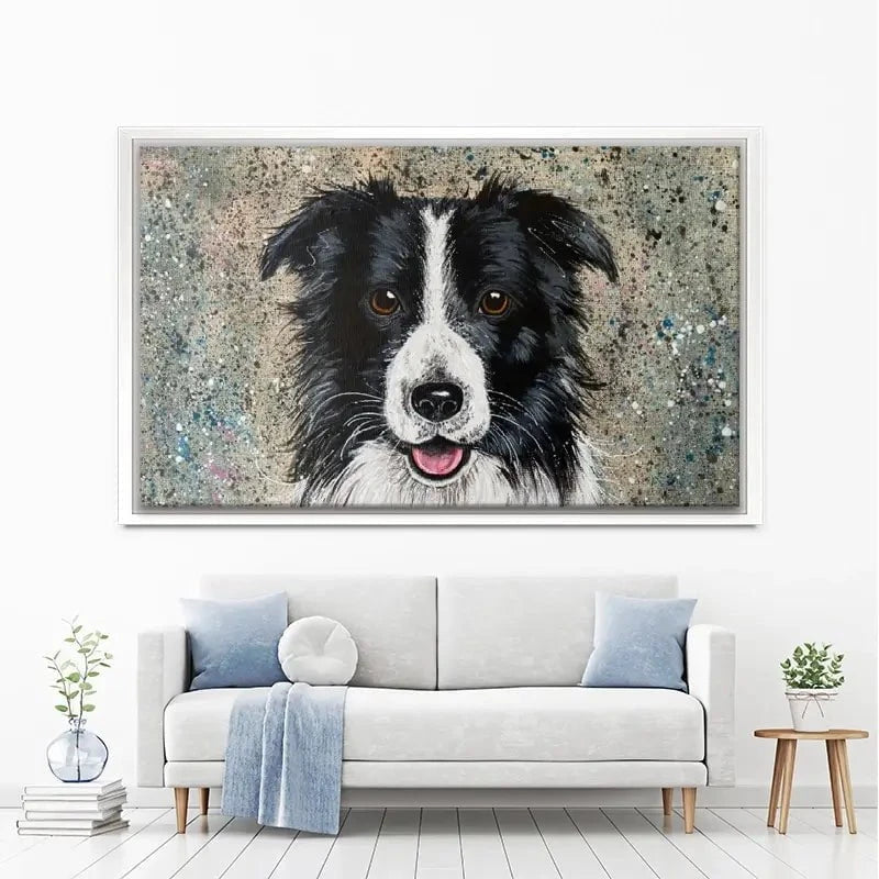 Border Collie Canvas Print Border Collie Canvas Print wall art product Jane Brookshaw