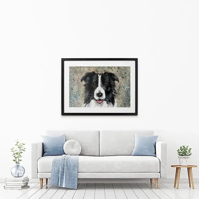 Border Collie Framed Art Print Border Collie Framed Art Print wall art product Jane Brookshaw