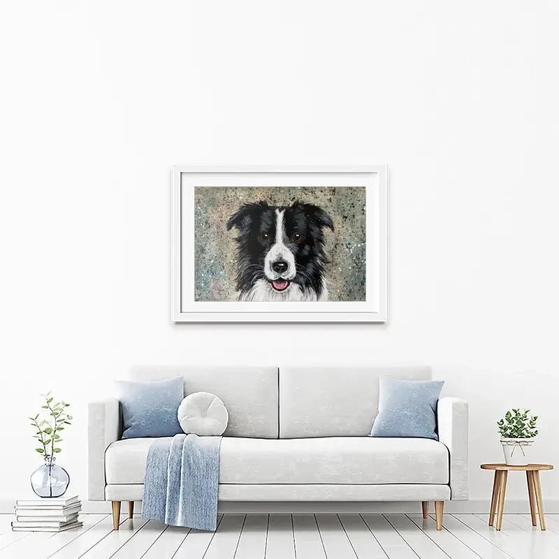 Border Collie Framed Art Print Border Collie Framed Art Print wall art product Jane Brookshaw