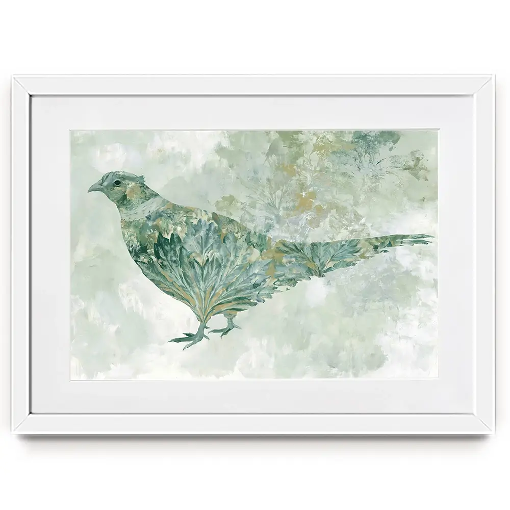 Botanical Bird Framed Art Print Botanical Bird Framed Art Print wall art product Chromatic Storm Studio