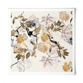 Botanical Branches Square Art Print Botanical Branches Square Art Print wall art product Art Print Shop