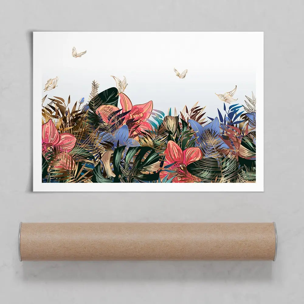 Botanical Butterflies Art Print Botanical Butterflies Art Print wall art product Art Print Shop