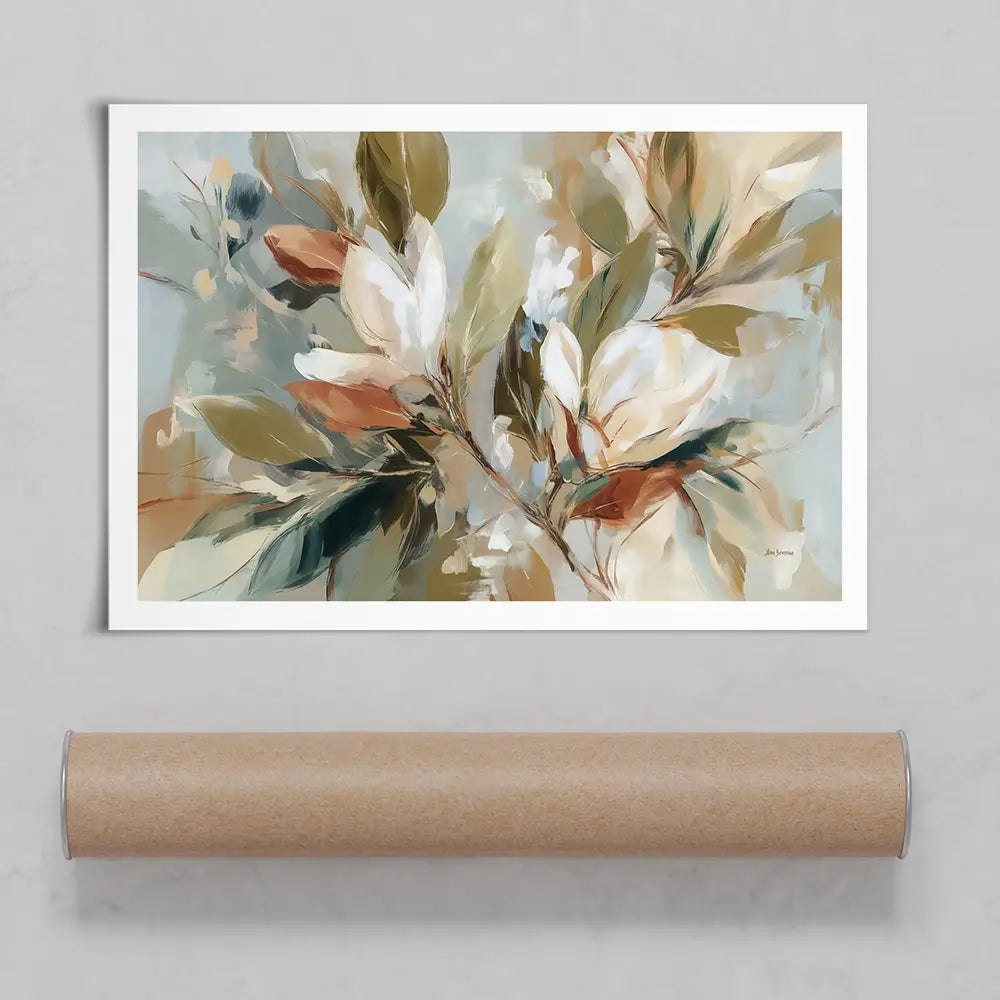 Botanical Composition In Soft Earth Tones Art Print Botanical Composition In Soft Earth Tones Art Print wall art product Leon Devenice