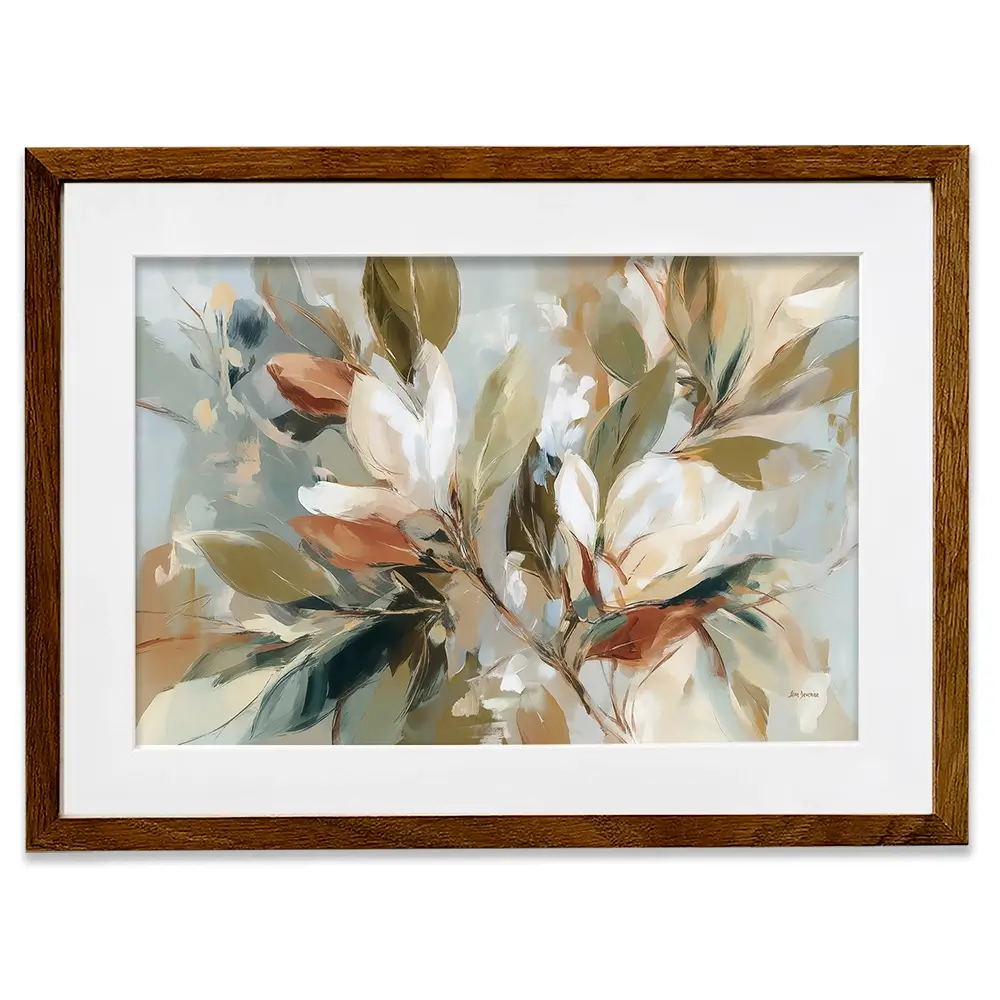 Botanical Composition In Soft Earth Tones Framed Art Print Botanical Composition In Soft Earth Tones Framed Art Print wall art product Leon Devenice