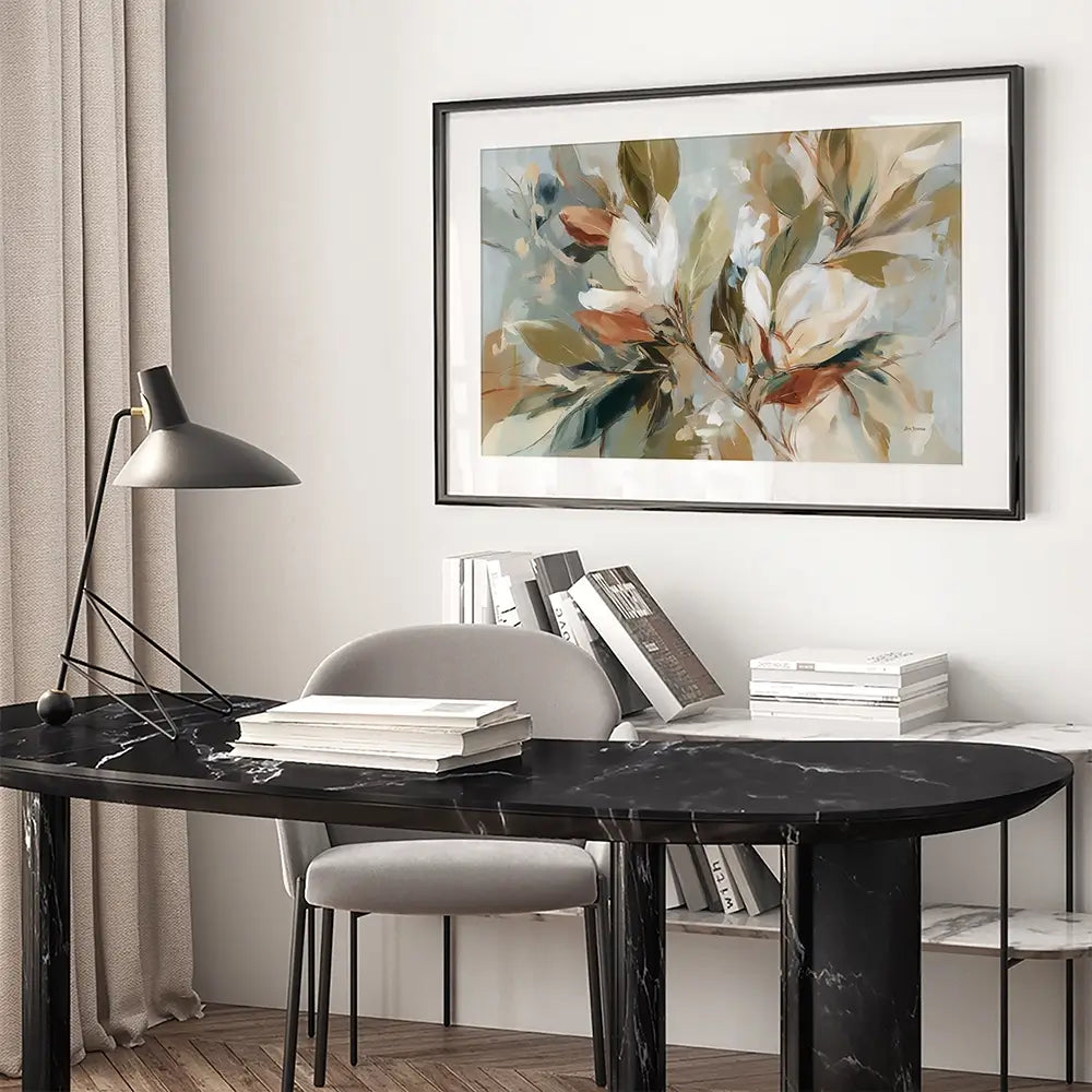 Botanical Composition In Soft Earth Tones Framed Art Print Botanical Composition In Soft Earth Tones Framed Art Print wall art product Leon Devenice