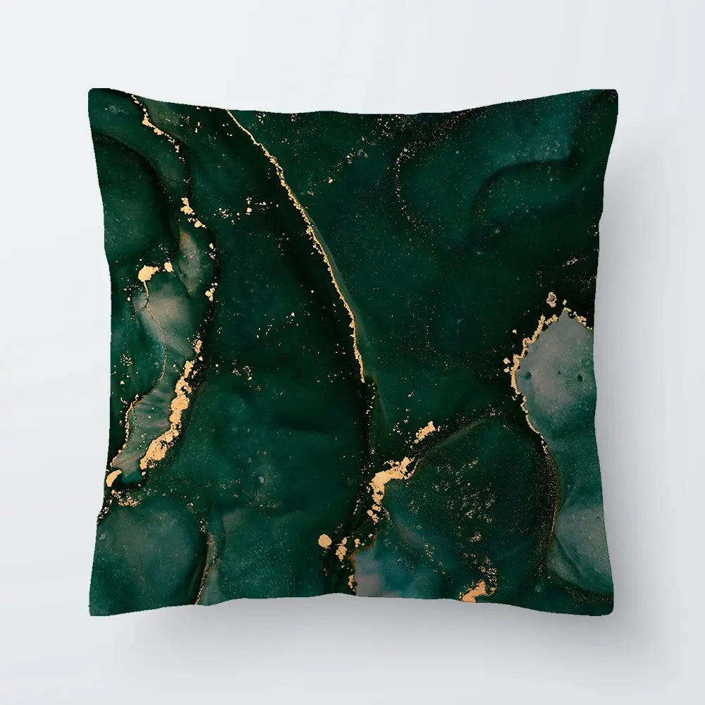 Bottle Green Marble 2 Cushion Bottle Green Marble 2 Cushion wall art product Art Print Shop