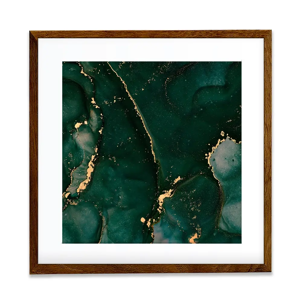 Bottle Green Marble 2 Square Framed Art Print Bottle Green Marble 2 Square Framed Art Print wall art product Art Print Shop