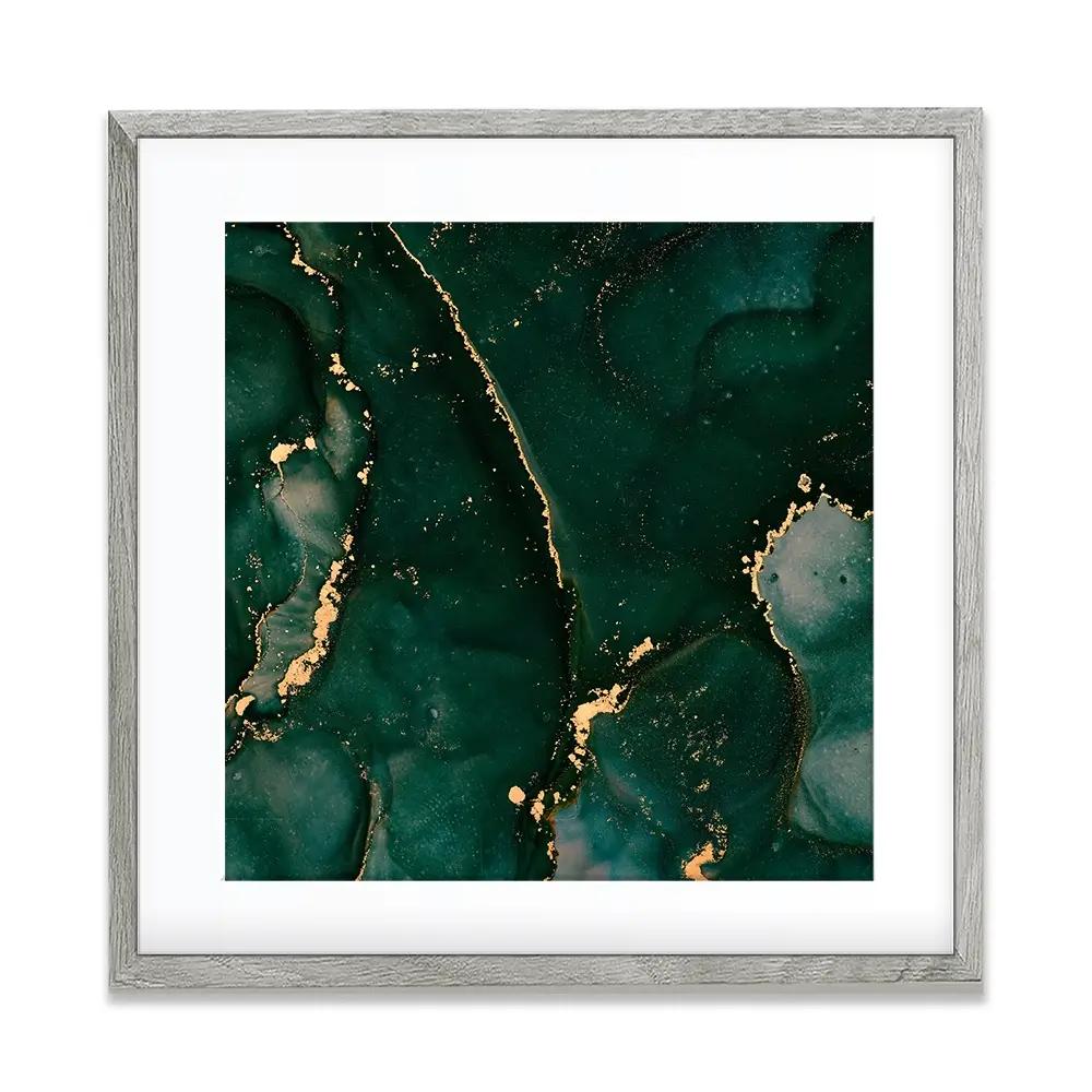 Bottle Green Marble 2 Square Framed Art Print Bottle Green Marble 2 Square Framed Art Print wall art product Art Print Shop