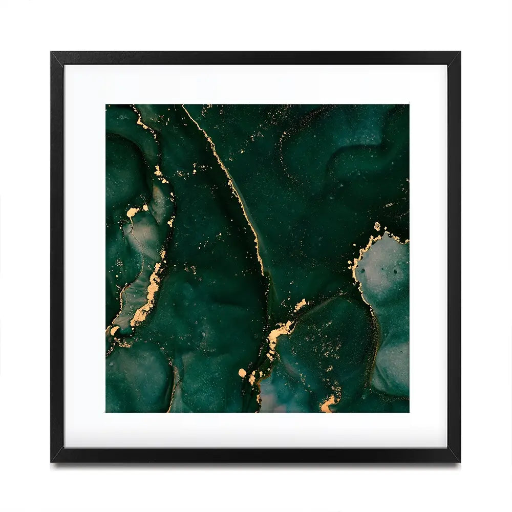 Bottle Green Marble 2 Square Framed Art Print Bottle Green Marble 2 Square Framed Art Print wall art product Art Print Shop