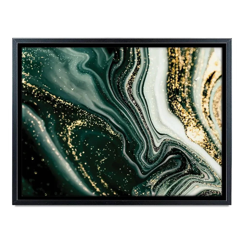 Bottle Green Marble Canvas Print Bottle Green Marble Canvas Print wall art product CARACOLLA / Shutterstock