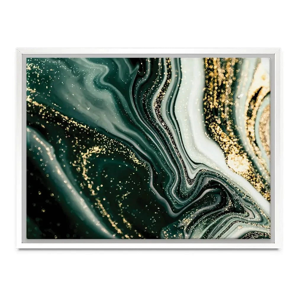 Bottle Green Marble Canvas Print Bottle Green Marble Canvas Print wall art product CARACOLLA / Shutterstock