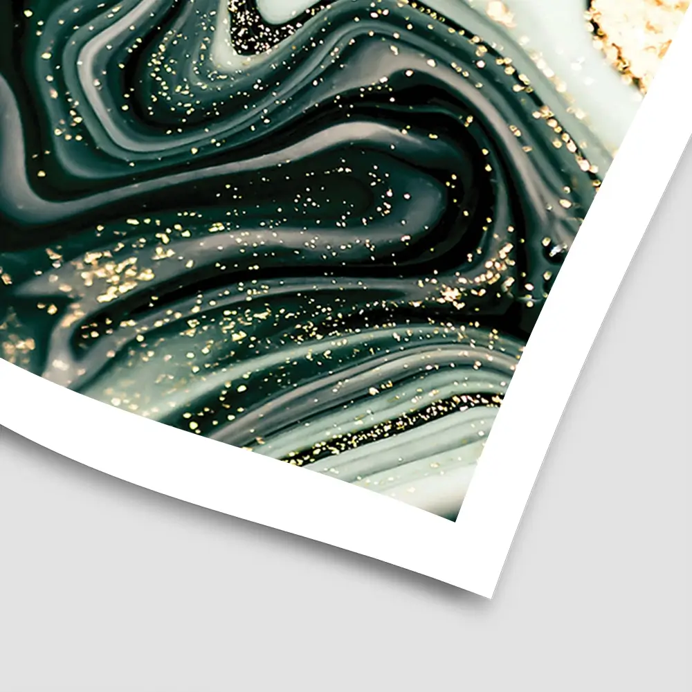 Bottle Green Marble Square Art Print Bottle Green Marble Square Art Print wall art product Art Print Shop