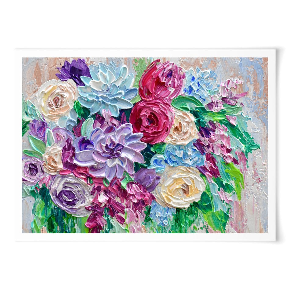 Bouquet Art Print wall art product Olga Tkachyk