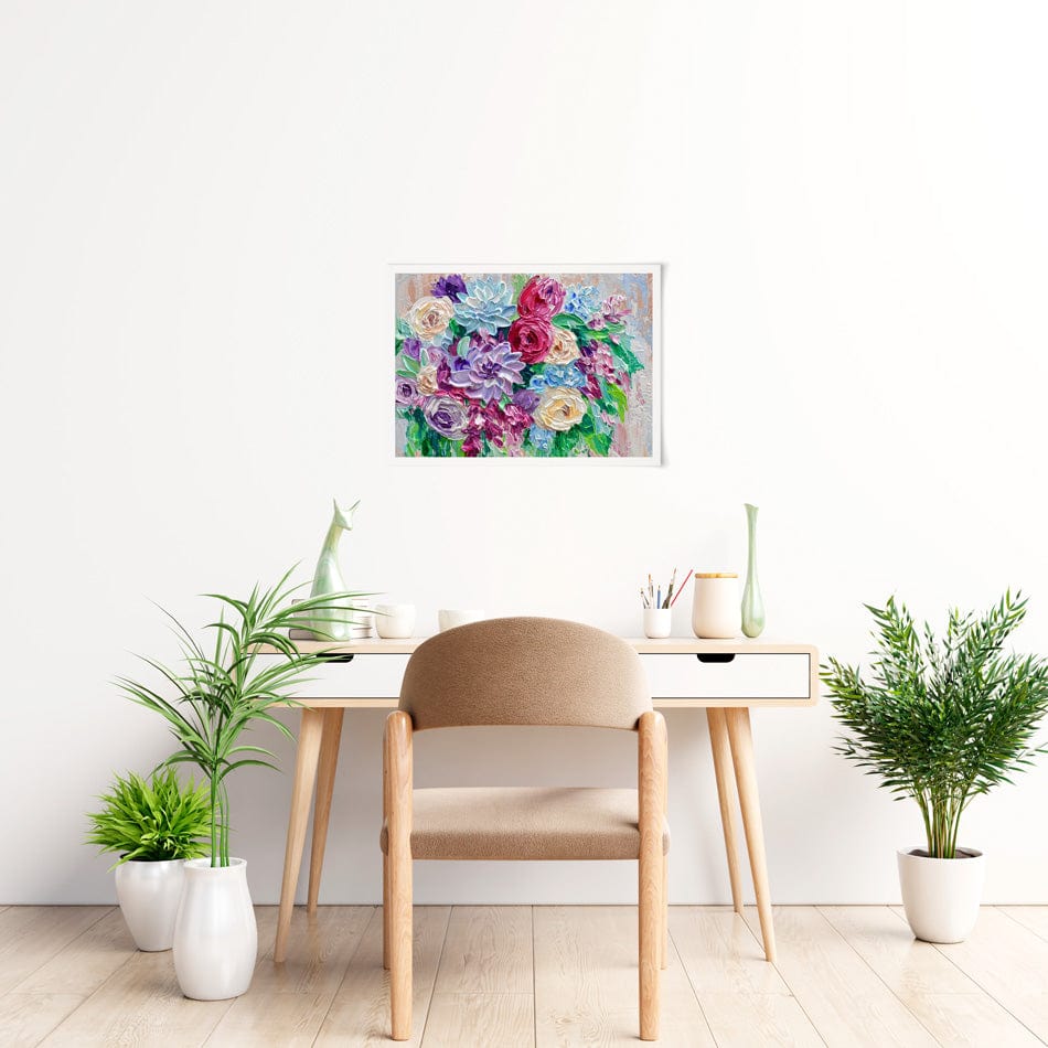 Bouquet Art Print wall art product Olga Tkachyk