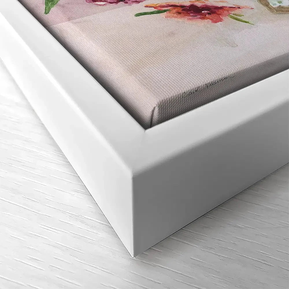 Bouquet Blooms Square Canvas Print Bouquet Blooms Square Canvas Print wall art product Carol Robinson