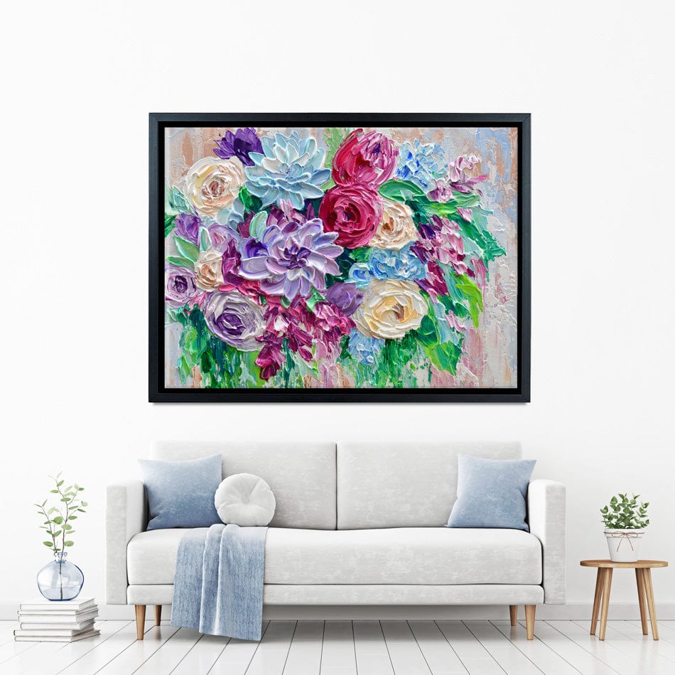 Bouquet Canvas Print wall art product Olga Tkachyk