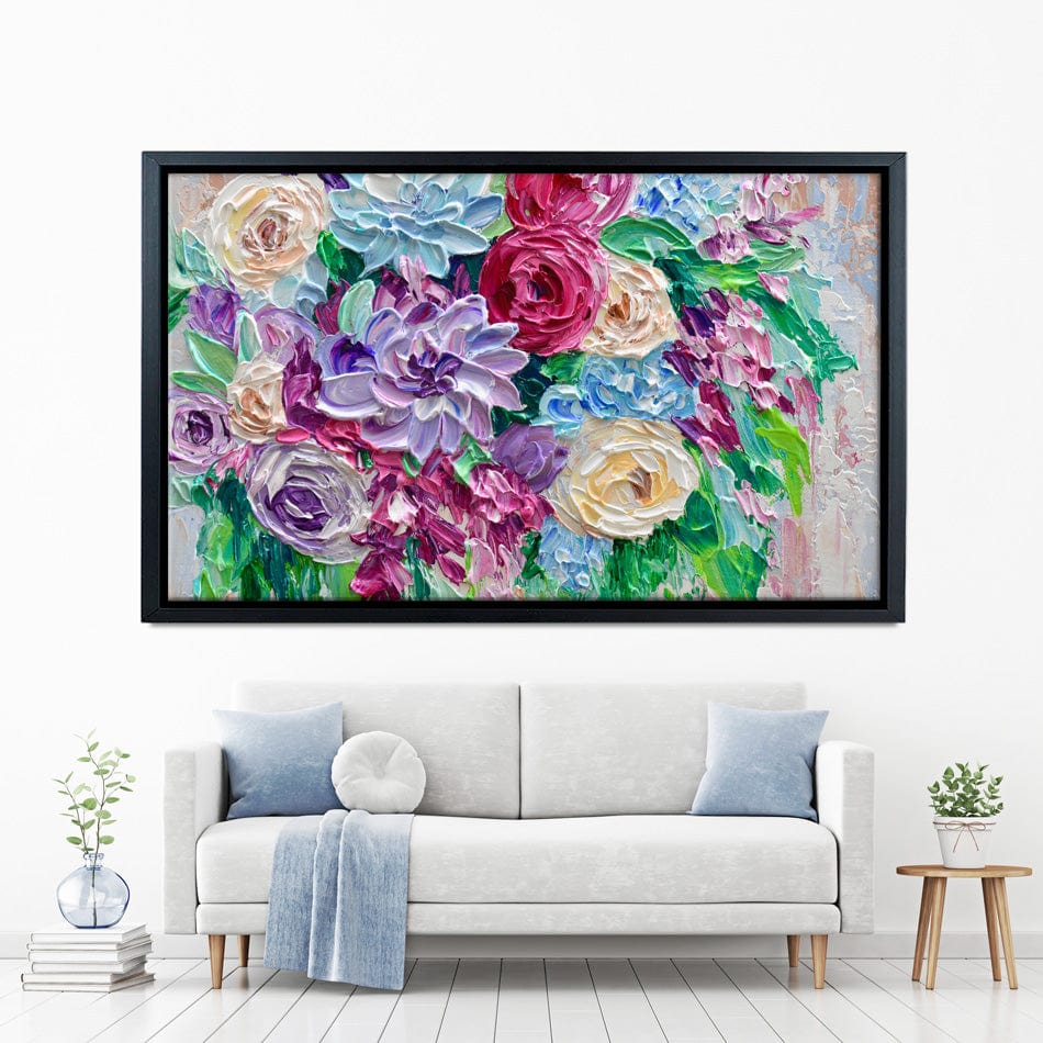 Bouquet Canvas Print wall art product Olga Tkachyk