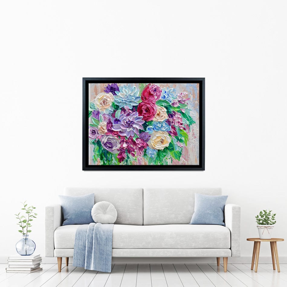 Bouquet Canvas Print wall art product Olga Tkachyk