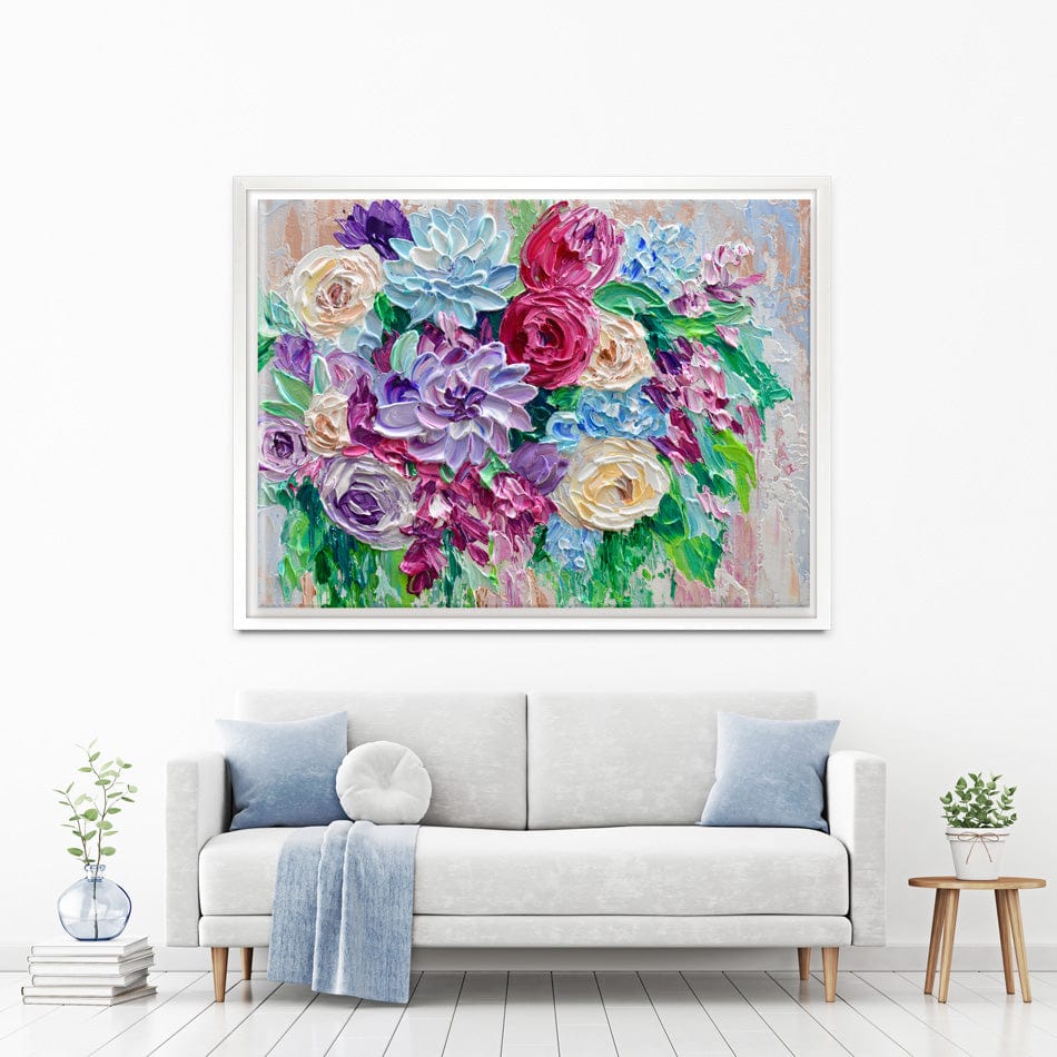Bouquet Canvas Print wall art product Olga Tkachyk