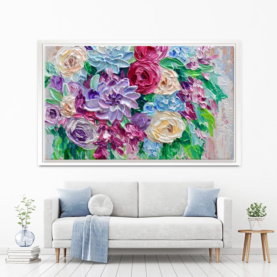 Bouquet Canvas Print wall art product Olga Tkachyk