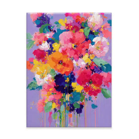 Bouquet On Lavender Canvas Print Bouquet On Lavender Canvas Print wall art product Chromatic Storm Studio