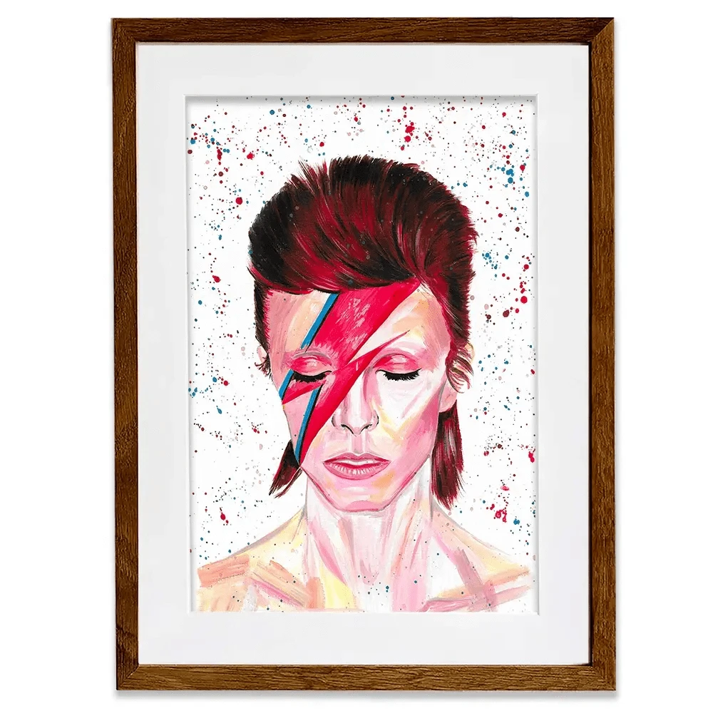 Bowie Framed Art Print Bowie Framed Art Print wall art product Emma LC Art