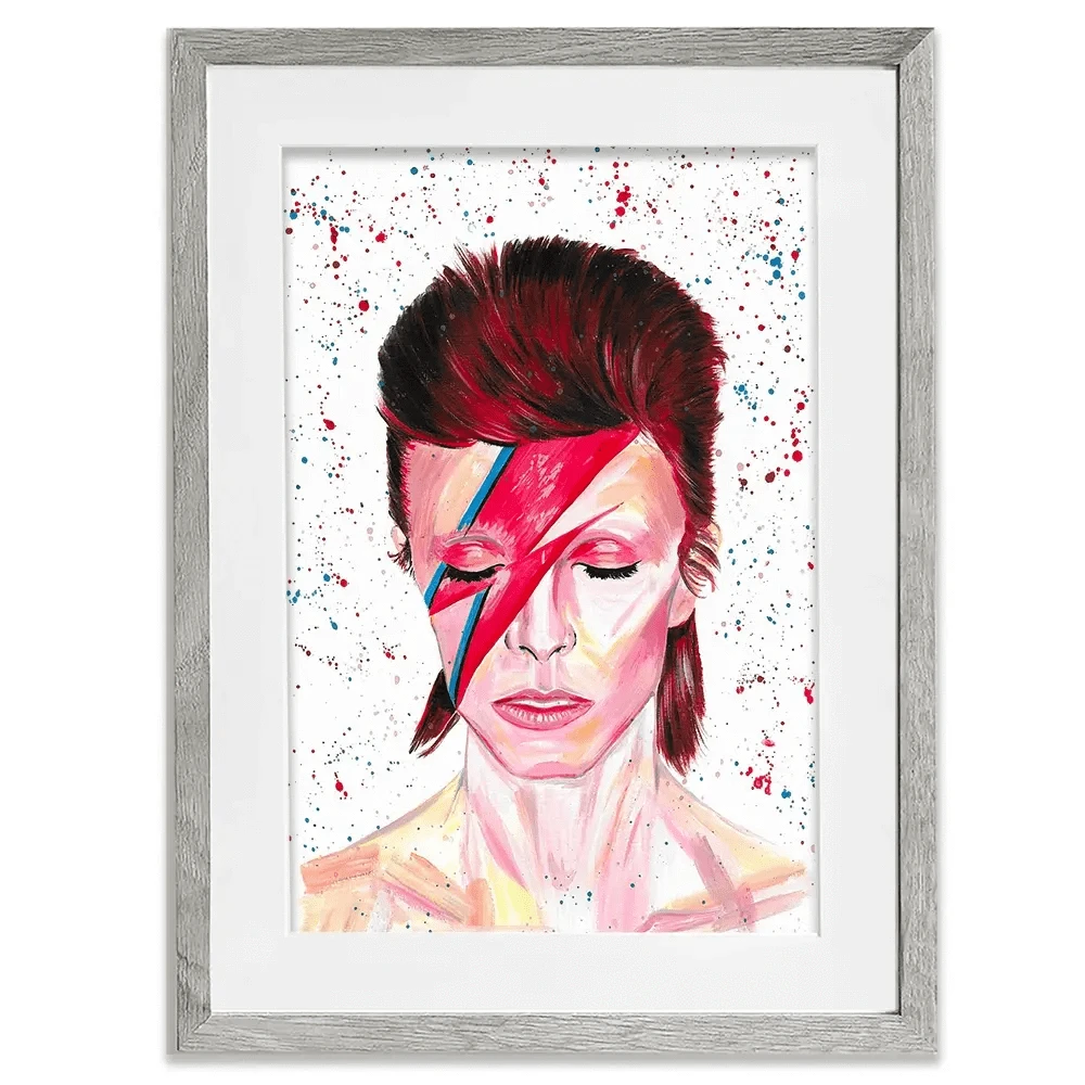 Bowie Framed Art Print Bowie Framed Art Print wall art product Emma LC Art