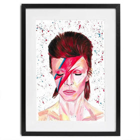 Bowie Framed Art Print Bowie Framed Art Print wall art product Emma LC Art