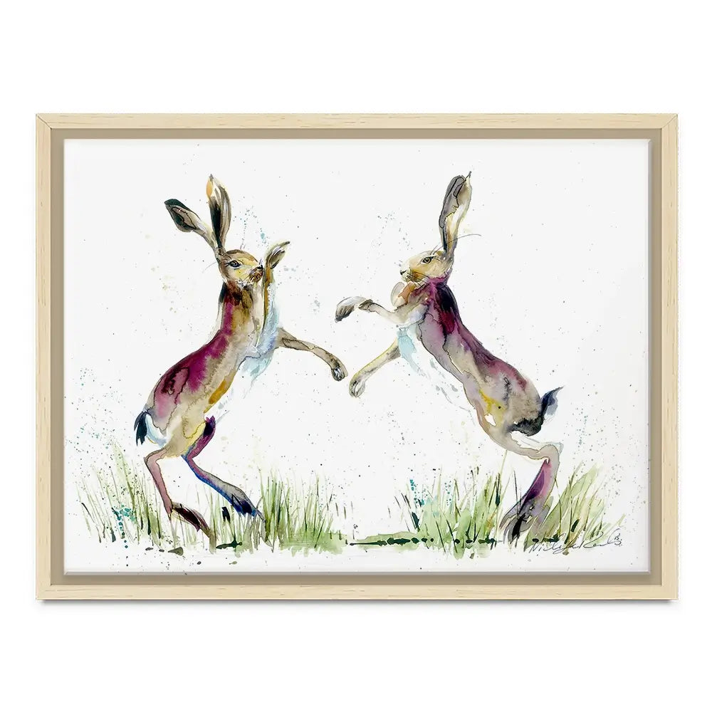 Boxing Match Canvas Print Boxing Match Canvas Print wall art product Nicola Jane Rowles
