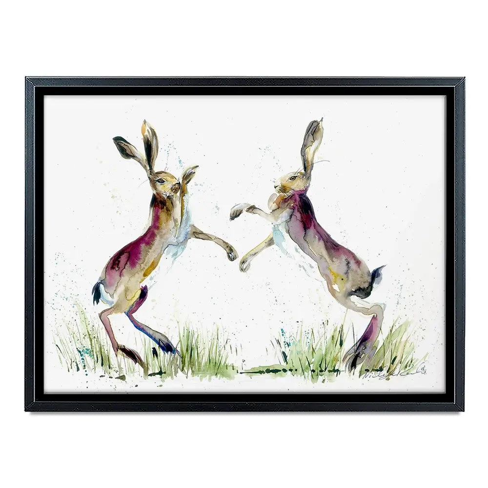 Boxing Match Canvas Print Boxing Match Canvas Print wall art product Nicola Jane Rowles