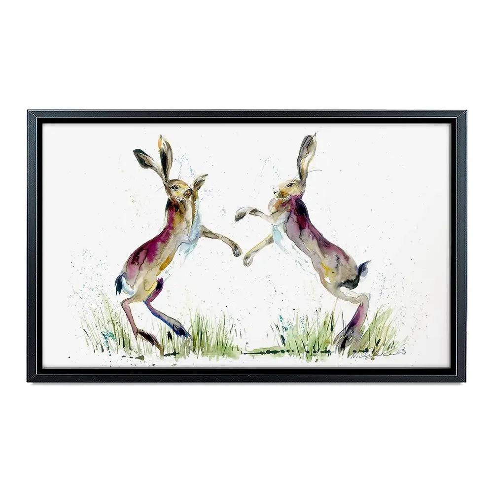 Boxing Match Canvas Print Boxing Match Canvas Print wall art product Nicola Jane Rowles