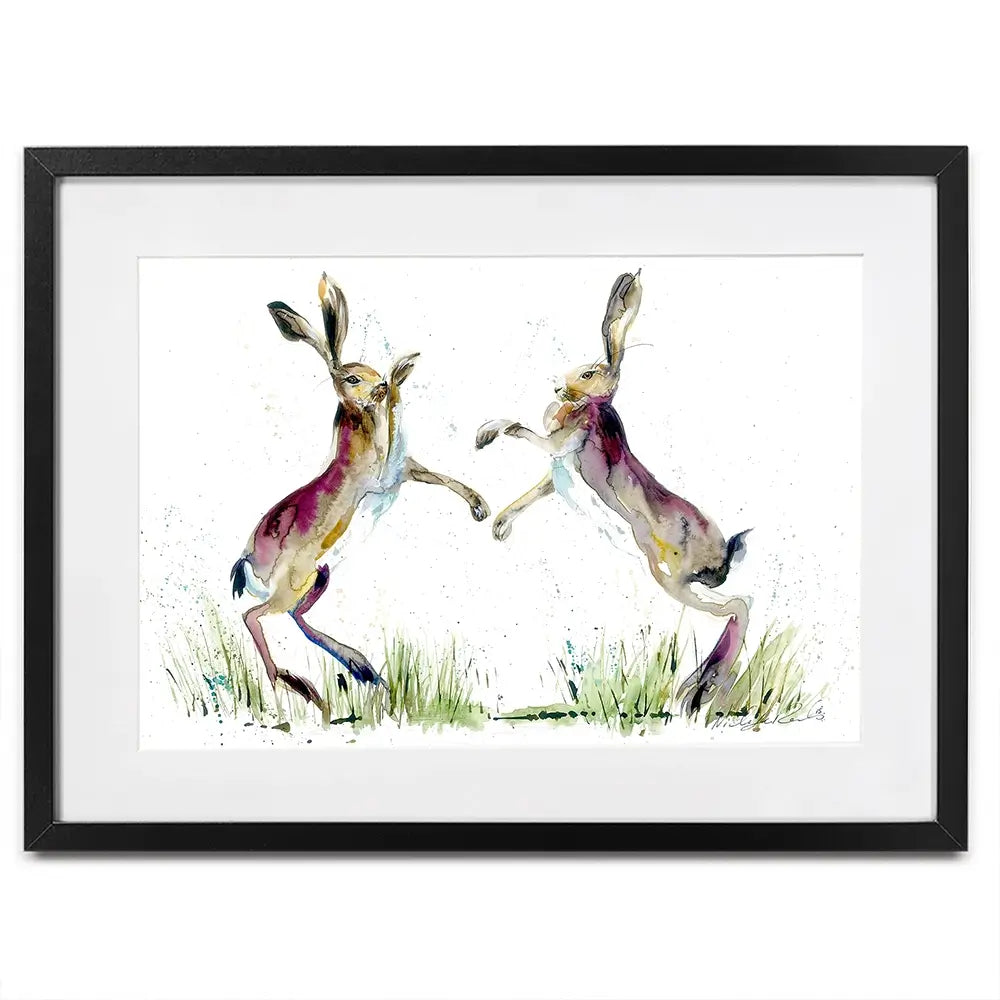 Boxing Match Framed Art Print Boxing Match Framed Art Print wall art product Nicola Jane Rowles