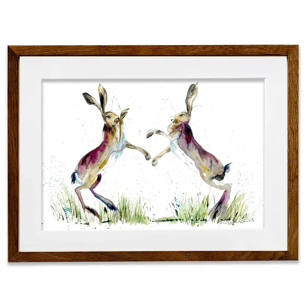 Boxing Match Framed Art Print Boxing Match Framed Art Print wall art product Nicola Jane Rowles