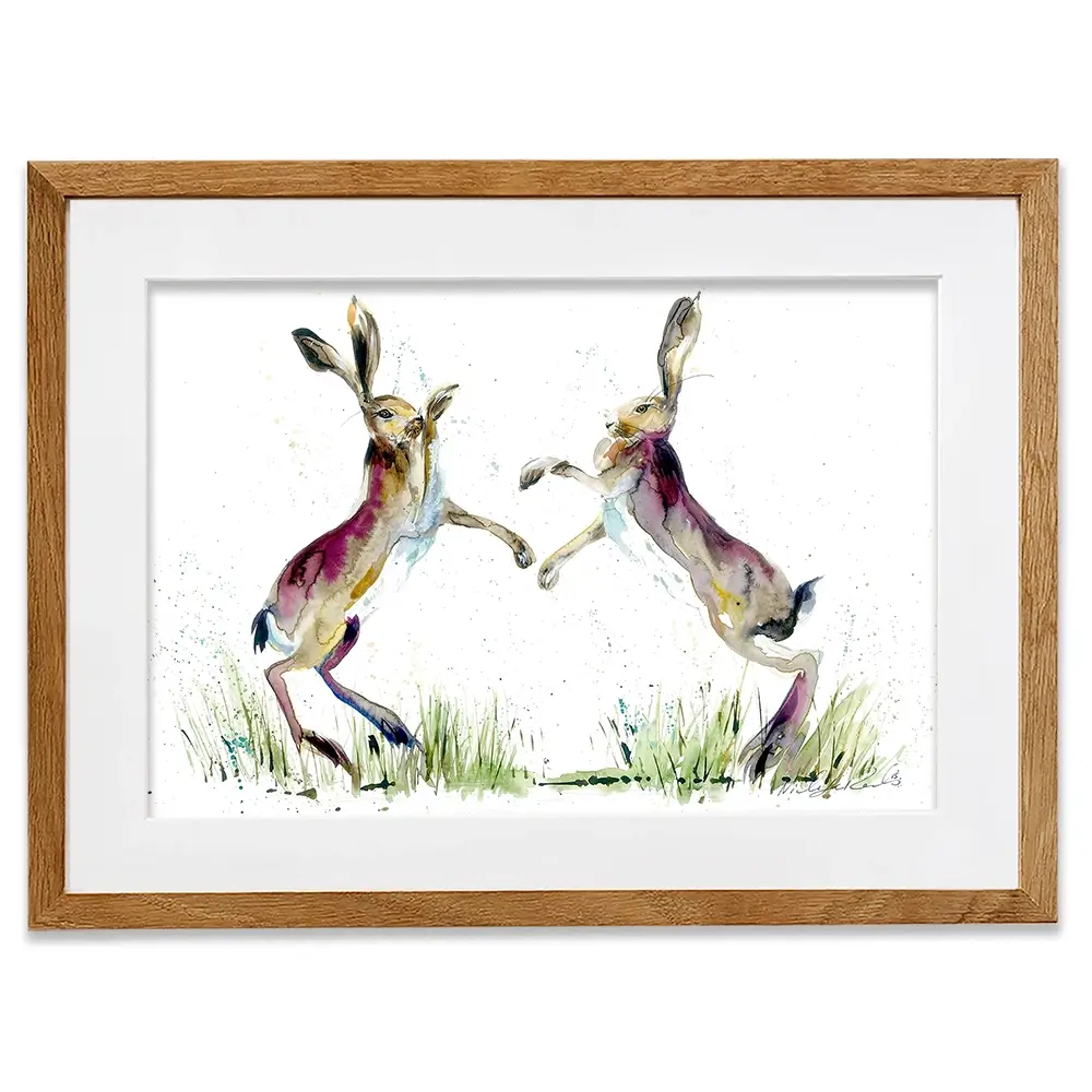 Boxing Match Framed Art Print Boxing Match Framed Art Print wall art product Nicola Jane Rowles