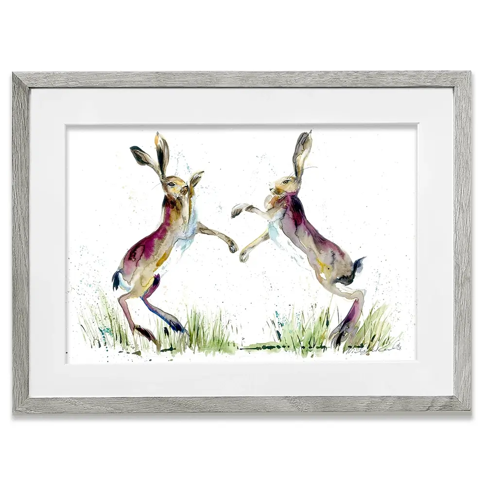 Boxing Match Framed Art Print Boxing Match Framed Art Print wall art product Nicola Jane Rowles