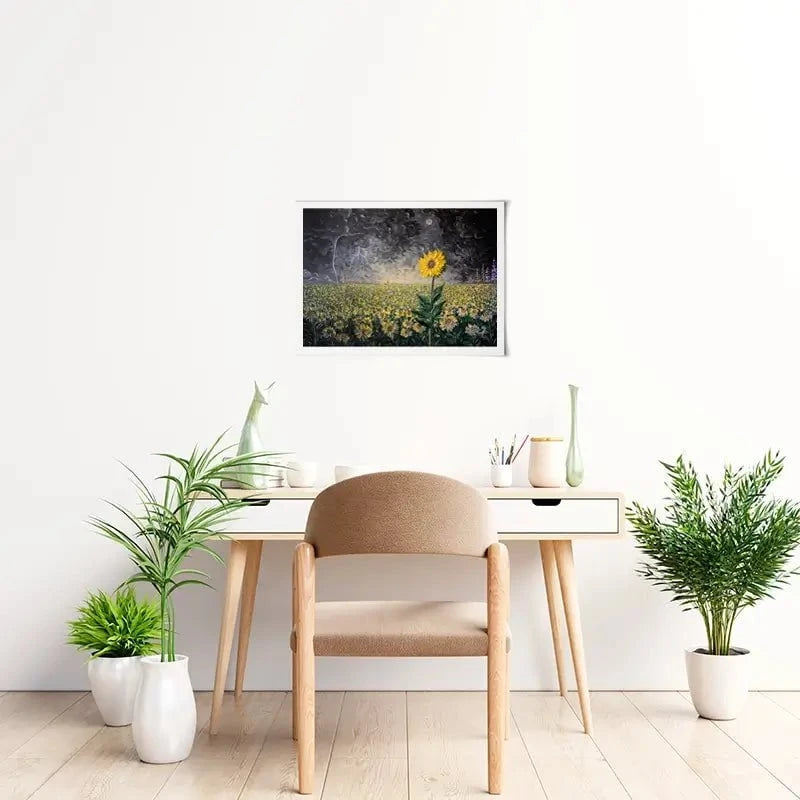 Brave The Storm Art Print Brave The Storm Art Print wall art product Nada Khatib