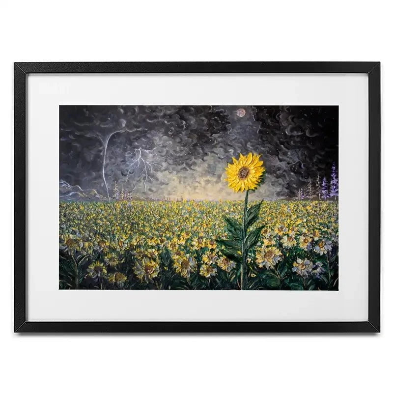 Brave The Storm Framed Art Print Brave The Storm Framed Art Print wall art product Nada Khatib