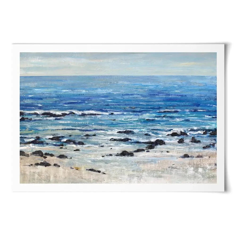 Breaking At The Beach Art Print Breaking At The Beach Art Print wall art product Tim O'Toole