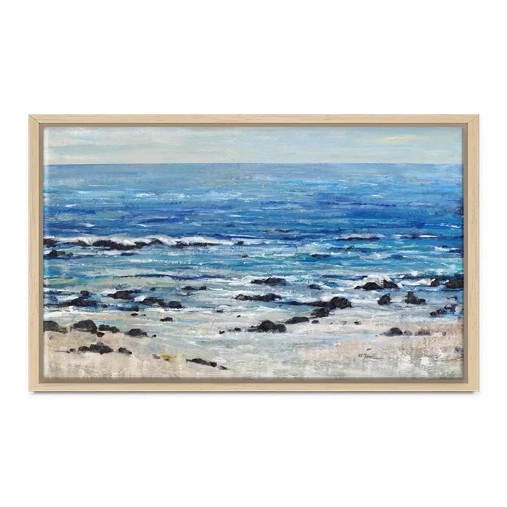 Breaking At The Beach Canvas Print Breaking At The Beach Canvas Print wall art product Tim O'Toole