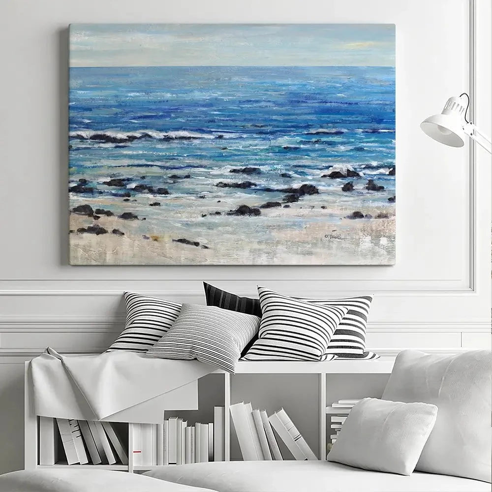Breaking At The Beach Canvas Print Breaking At The Beach Canvas Print wall art product Tim O'Toole