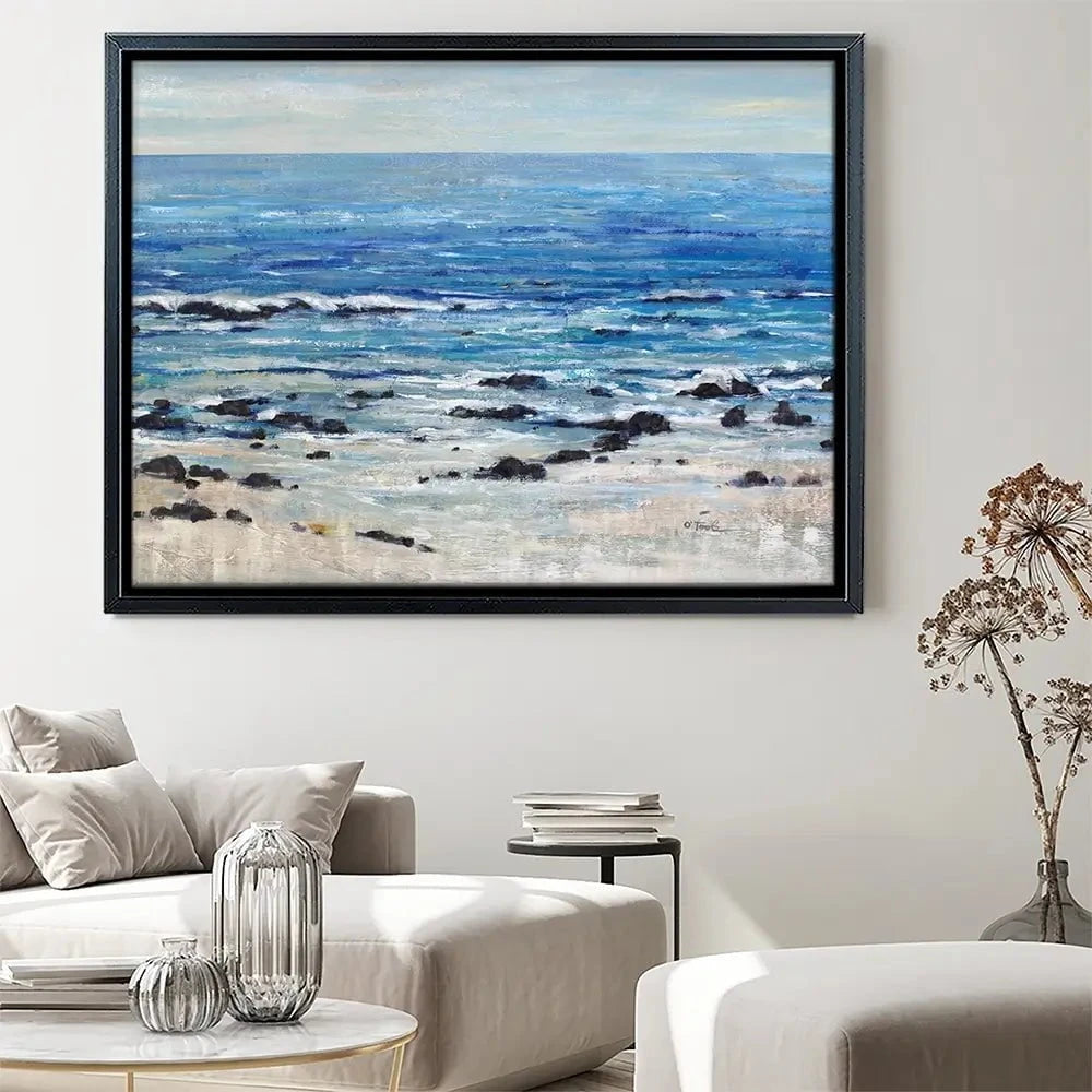 Breaking At The Beach Canvas Print Breaking At The Beach Canvas Print wall art product Tim O'Toole