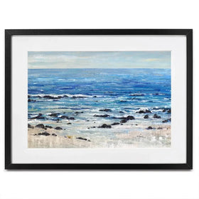 Breaking At The Beach Framed Art Print Breaking At The Beach Framed Art Print wall art product Tim O'Toole
