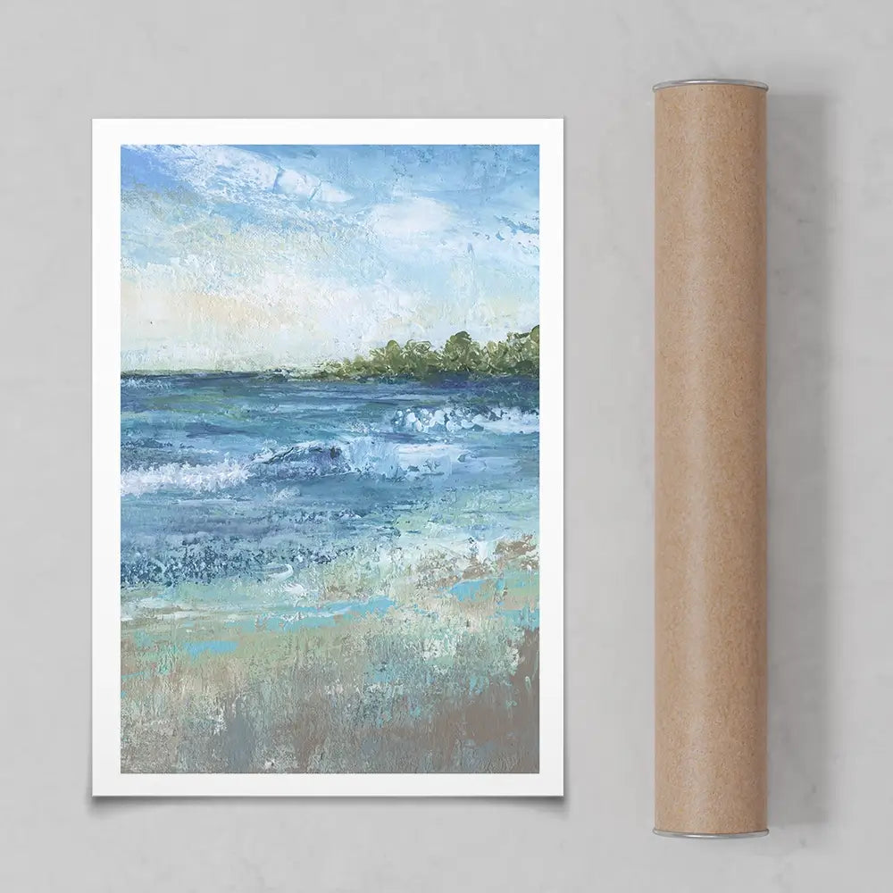 Breaking Waves Art Print Breaking Waves Art Print wall art product Carol Robinson