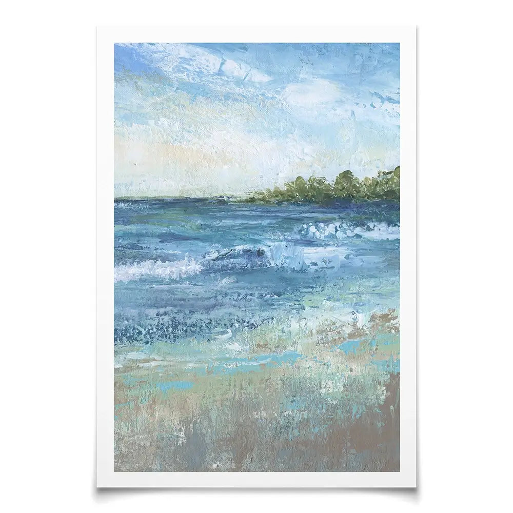 Breaking Waves Art Print Breaking Waves Art Print wall art product Carol Robinson