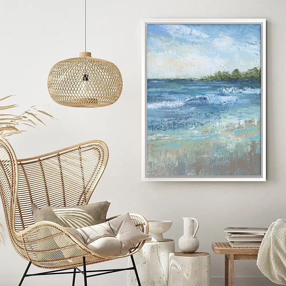 Breaking Waves Canvas Print Breaking Waves Canvas Print wall art product Carol Robinson