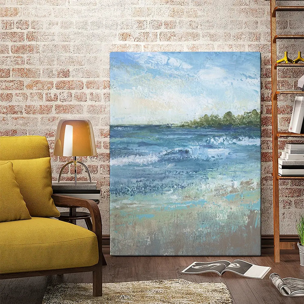 Breaking Waves Canvas Print Breaking Waves Canvas Print wall art product Carol Robinson